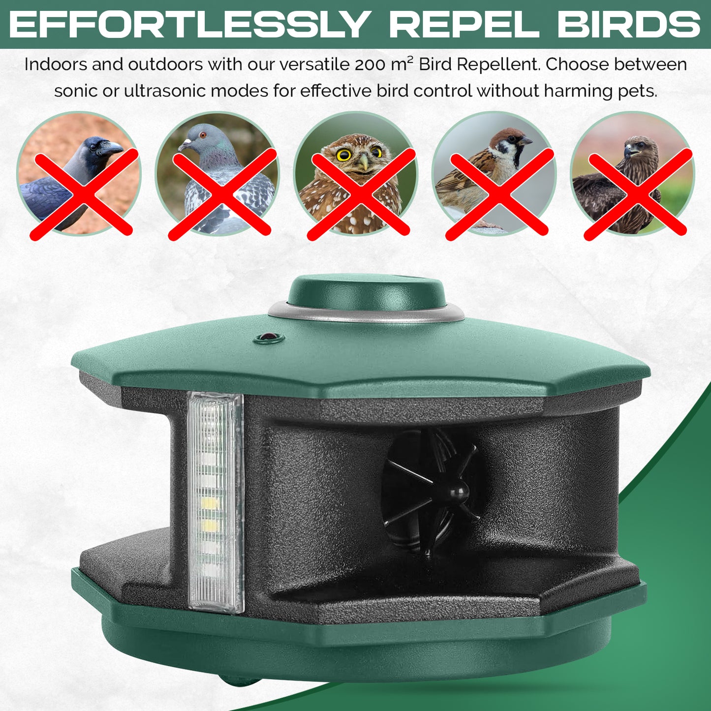 Ultrasonic Bird Repellent