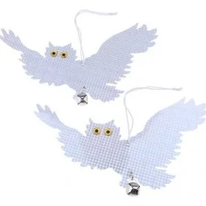 Repelente de aves búho holográfico